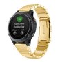 Stainless steel schakelband - Goud - Garmin Fenix 7s/6s/5s / Instinct 2s / Epix Pro Gen 2 (42mm)