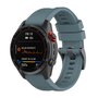 Siliconen sportbandje - Grijsblauw - Garmin Fenix 7X / 6X / 5X Siliconen sportbandje - Grijsblauw - Garmin Fenix 7X / 6X / 5X