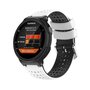 Siliconen Dot Pattern bandje - Wit + zwart - Garmin Forerunner 220 / 230 / 235 / 620 / 630 / 735 (XT) Siliconen Dot Pattern bandje - Wit + zwart - Garmin Forerunner 220 / 230 / 235 / 620 / 630 / 735 (XT)