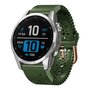Flower siliconen bandje - Groen - Garmin Fenix 7s/6s/5s / Instinct 2s / Epix Pro Gen 2 (42mm)