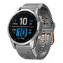 Flower siliconen bandje - Grijs - Garmin Fenix 7s/6s/5s / Instinct 2s / Epix Pro Gen 2 (42mm)
