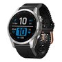 Flower siliconen bandje - Zwart - Garmin Fenix 7s/6s/5s / Instinct 2s / Epix Pro Gen 2 (42mm)