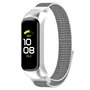 Nylon sport loop band - Wit / grijs - Samsung Galaxy Fit 2