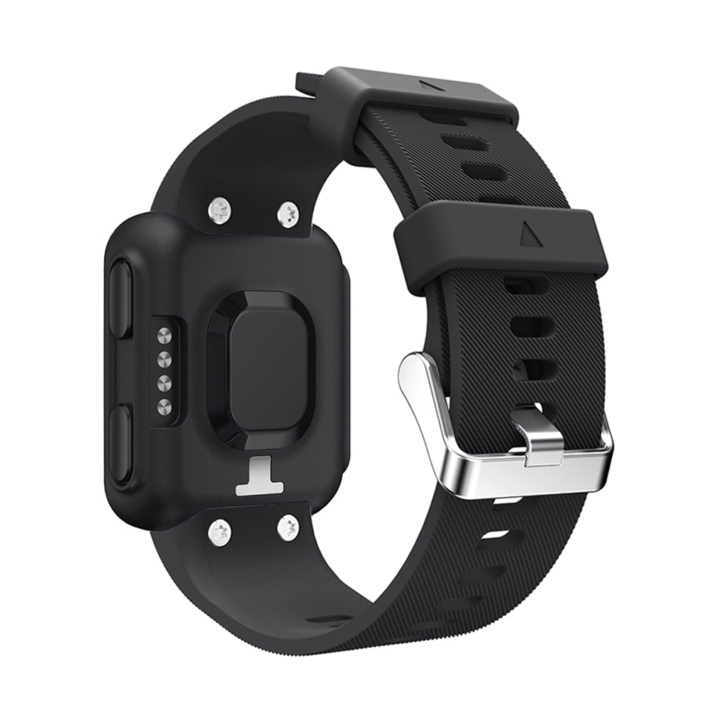 Siliconen bandje Zwart Garmin Forerunner 35 30