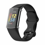Fitbit Charge 5 siliconen case (volledig beschermd) - Transparant_