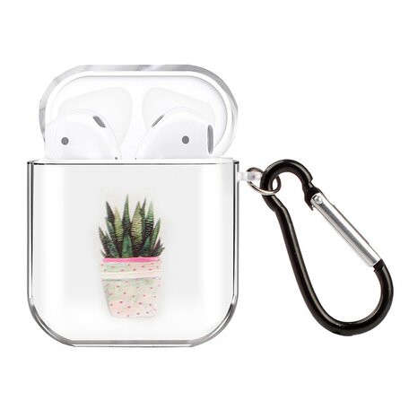 AirPods 1/2 hoesje Painting series - hard case - Plant - Schokbestendig