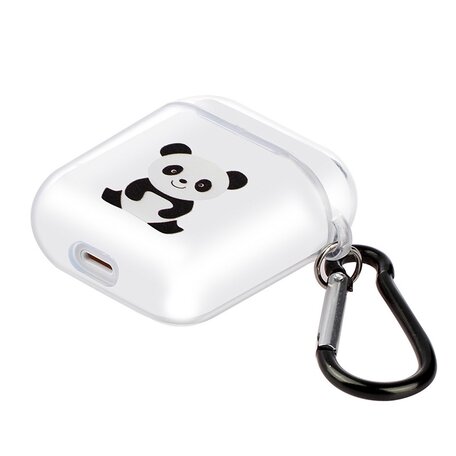 AirPods 1/2 hoesje Painting series - hard case - panda - Schokbestendig
