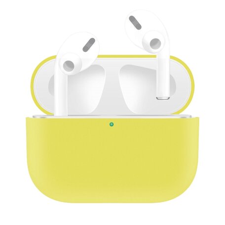 AirPods Pro / AirPods Pro 2 Solid series - Siliconen hoesje - Geel