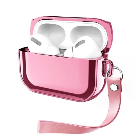 AirPods Pro / AirPods Pro 2 Glans - hard case - Roze