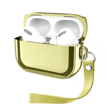 AirPods Pro Glans - hard case - Goud