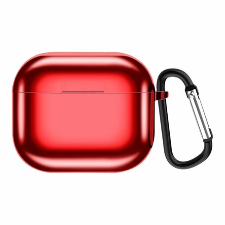 AirPods 3 hoesje - TPU - Electroplating series - Rood