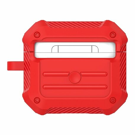 AirPods 3 hoesje - hardcase - Shell series - Rood