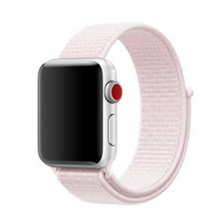 Sport Loop bandje - Zacht roze - Geschikt voor Apple Watch 42mm / 44mm / 45mm