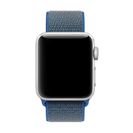 Sport Loop bandje - Donkerblauw - Geschikt voor Apple Watch 42mm / 44mm / 45mm