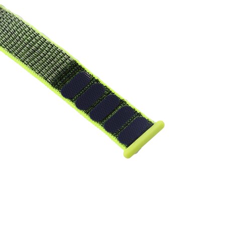 Sport Loop bandje - Groen - Geschikt voor Apple Watch 38mm / 40mm / 41mm