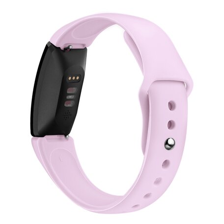 Fitbit Inspire 1 / HR / Ace 2 siliconen bandje - Maat: Small - Lila
