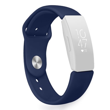 Fitbit Inspire 1 / HR / Ace 2 siliconen bandje - Maat: Small - Blauw