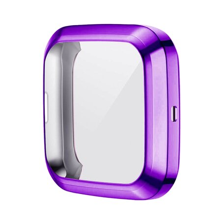 Fitbit Versa 2 Soft TPU case (volledig beschermd) - Paars