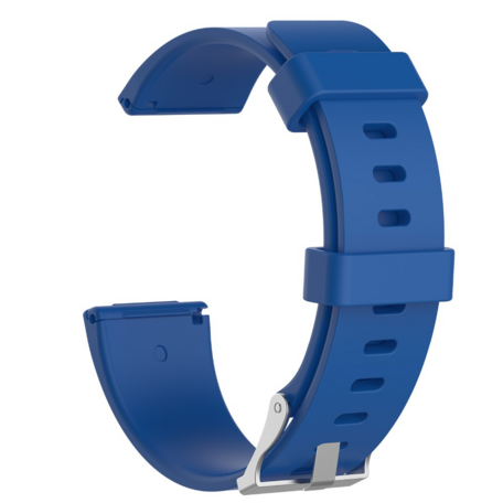 Fitbit Versa 1 / 2 & Lite rubberen sport bandje - Donker blauw