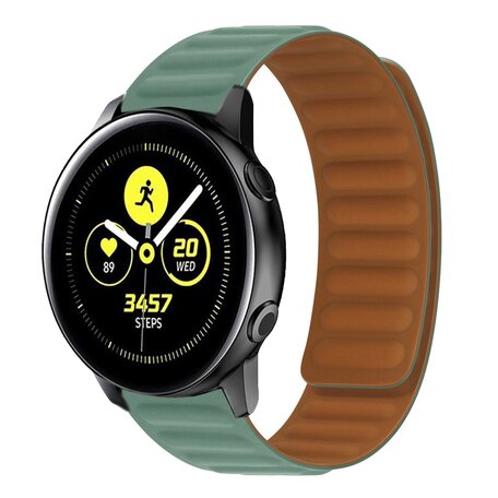 Samsung Galaxy Watch Active 2 - 40mm / 44mm - Siliconen Loop bandje - Groen