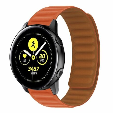 Siliconen Loop bandje - Oranje - Samsung Galaxy Watch 3 - 41mm