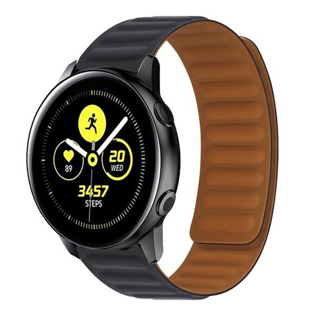 Siliconen Loop bandje - Zwart - Samsung Galaxy Watch 3 - 41mm