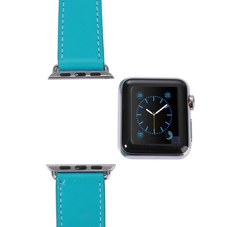 Kakapi Double Strap bandje - Turquoise - Geschikt voor Apple Watch 42mm / 44mm / 45mm / 49mm