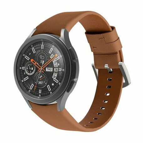 Samsung Galaxy Watch 5 Pro - 45mm - leren bandje - Bruin