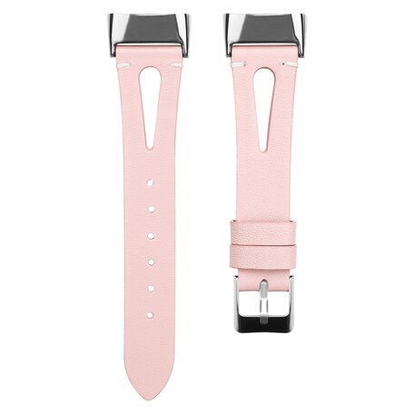Fitbit Charge 5 bandje - PU leather - Roze
