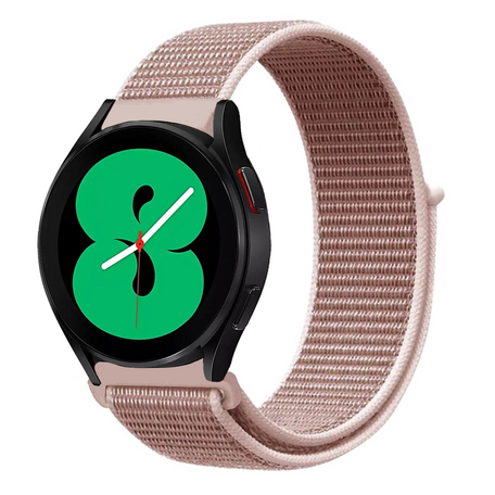 Sport Loop bandje - Zacht roze - Samsung Galaxy Watch 4 - 40mm / 44mm