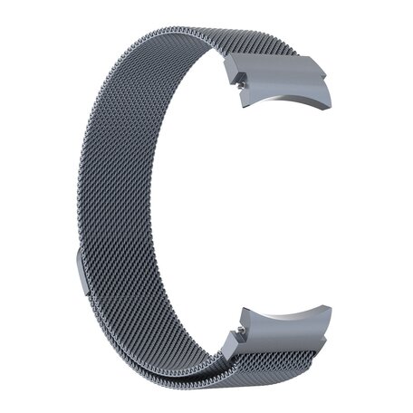 Samsung Galaxy Watch 4 Classic - 42mm / 46mm - Milanese bandje (ronde connector) - Space Grey