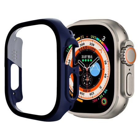 Apple Watch Ultra case - Donkerblauw - Geschikt voor Apple Watch 49mm