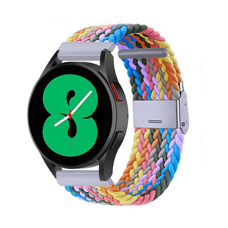 Samsung Galaxy Watch Active 2 - Braided bandje - Multicolor Spring