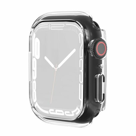 Apple Watch 45mm Hard case (open front) - Transparant - Geschikt voor Apple Watch 45mm