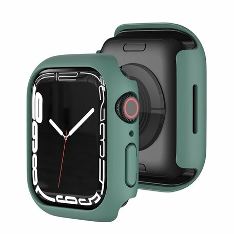 Apple Watch 45mm Hard case (open front) - Groen - Geschikt voor Apple Watch 45mm