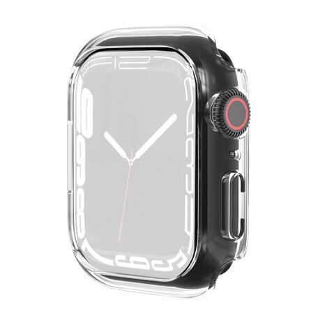 Apple Watch 41mm Hard case (open front) - Transparant - Geschikt voor Apple Watch 41mm