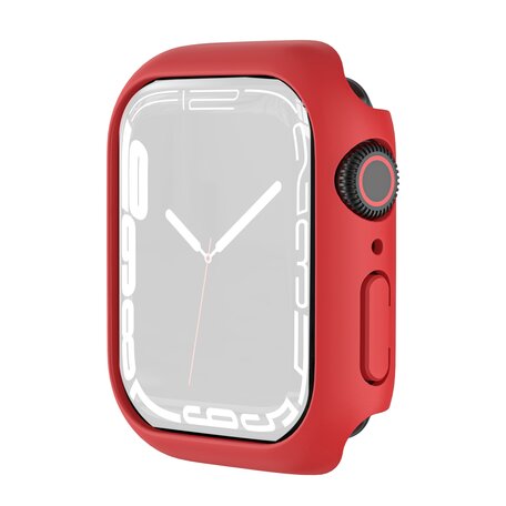 Apple Watch 41mm Hard case (open front) - Rood - Geschikt voor Apple Watch 41mm