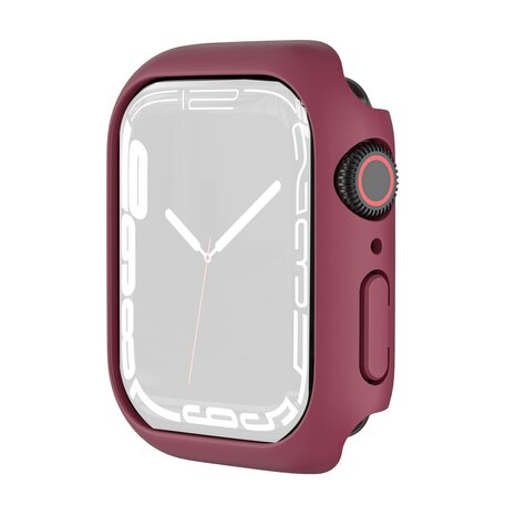 Apple Watch 41mm Hard case (open front) - Bordeaux - Geschikt voor Apple Watch 41mm