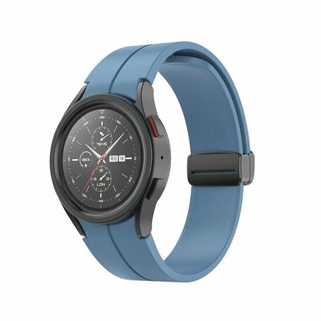 Samsung Galaxy Watch 5 - 40mm & 44mm - D-buckle sportbandje - Blauw