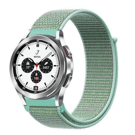 Sport Loop bandje - Mintgroen - Samsung Galaxy Watch 4 Classic - 42mm / 46mm