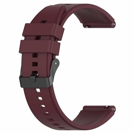 Samsung Galaxy Watch Active 2 - Siliconen gesp bandje - Bordeaux