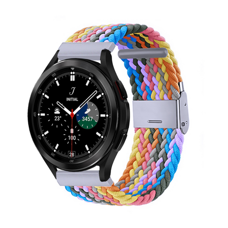 Samsung Galaxy Watch 4 Classic - 42mm / 46mm - Braided bandje - Multicolor Spring