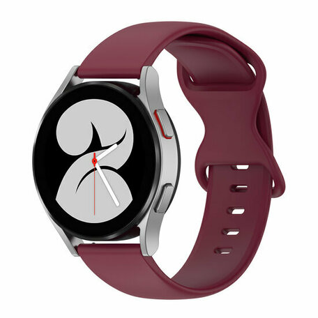 Samsung Galaxy Watch 3 - 45mm - Solid color sportband - Bordeaux