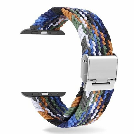 Braided bandje - Multicolor - Geschikt voor Apple Watch 38mm / 40mm / 41mm