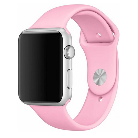 Rubberen sportbandje - Roze - Geschikt voor Apple Watch 42mm / 44mm / 45mm / 49mm