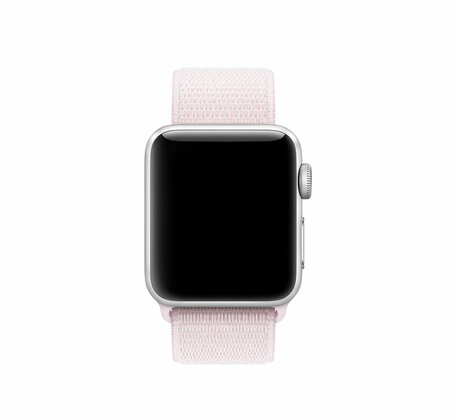 Sport Loop bandje - Zacht roze - Geschikt voor Apple Watch 38mm / 40mm / 41mm