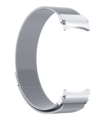 Samsung Galaxy Watch 5 Pro - 45mm - Milanese bandje (ronde connector) - Zilver