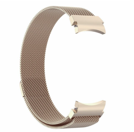 Samsung Galaxy Watch 5 Pro - 45mm - Milanese bandje (ronde connector) - Vintage goud