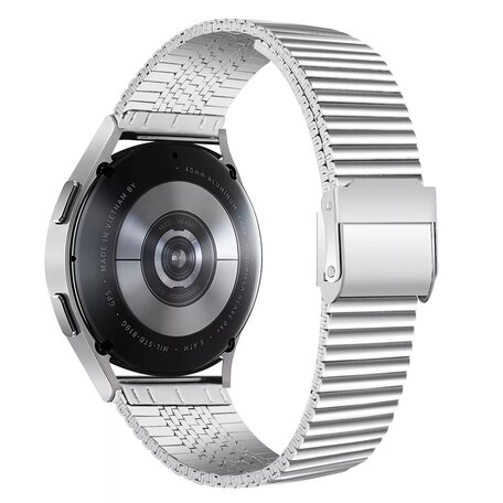 Stalen RVS bandje - Zilver - Samsung Galaxy Watch 5 Pro - 45mm