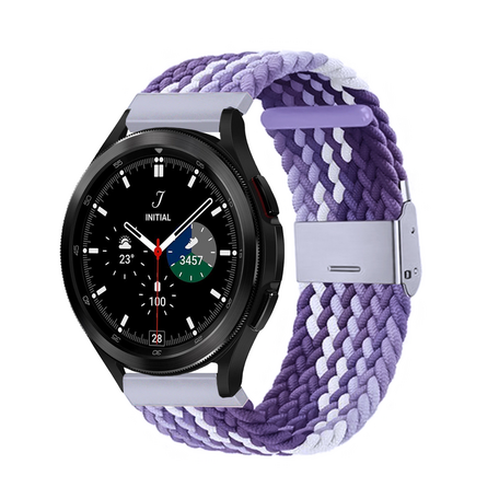 Braided bandje - Lichtpaars / paars - Samsung Galaxy Watch 4 Classic - 42mm / 46mm